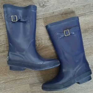 L.L Bean Wellies navy blue size 1